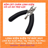Kềm cắt kiềm cắt chân linh kiện lưỡi kìm, có lò xo trợ lực