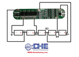 MẠCH BẢO VỆ SẠC & XẢ 5S PIN LITHIUM - ION 18650 HX - 5S - 15A, 18.5V 21V, BẢO VỆ DÒNG XẢ TỐI ĐA 15A