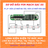 Mạch sạc xả 5S có bảo vệ, tối đa 21V, xả tối đa 15A