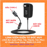 NGUỒN ADAPTER 5V 3A TYPE-C CHO RASPBERRY PI 4 4B ( CÓ CÔNG TẮC)