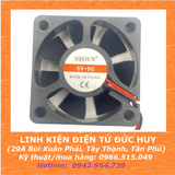 QUẠT LÀM MÁT, TẢN NHIỆT 5010, 5/12/24VDC, KÍCH THƯỚC 50 X 50 X 15MM