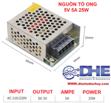 Nguồn xung tổ ong 5VDC 5A
