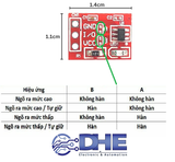 BÀN PHÍM CẢM ỨNG ĐIỆN DUNG -  1 NÚT TTP223