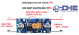 MẠCH HẠ ÁP DC DC XL4015 5A, Điều chỉnh điện áp ra