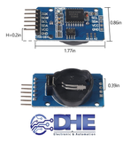 MODULE THỜI GIAN THỰC RTC DS3231, ĐỘ CHÍNH XÁC CAO, CÓ KÈM PIN CR2032