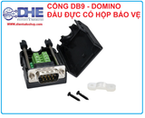 CỔNG DB9 - DOMINO ĐẦU ĐỰC, CÓ HỘP BẢO VỆ