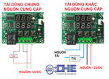 XH W1219 CÀI ĐẶT VÀ KIỂM SOÁT NHIỆT ĐỘ 12VDC (2 đèn led)