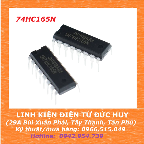 74HC165N 74165 (Thanh ghi dịch 8bit - Input)