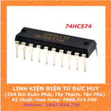 74HC574 (chốt dữ liệu theo sườn xung cạnh lên)