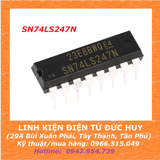 74LS247 IC GIẢI MÃ BCD SANG LED 7 ĐOẠN