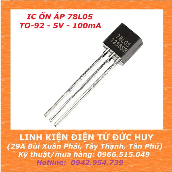 78L05 IC Ổn áp (+5V)