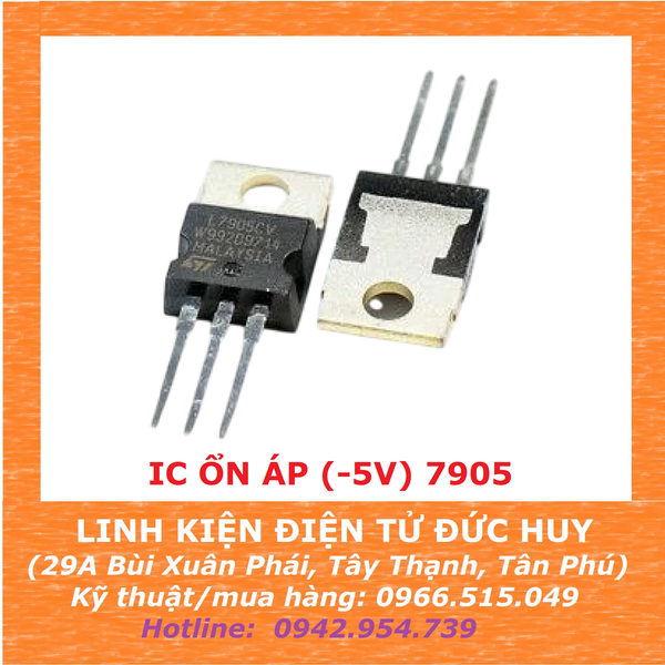 7905 IC Ổn áp (-5V)