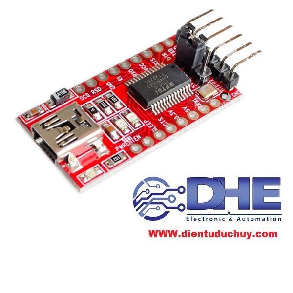 MODULE CHUYỂN ĐỔI UART - TTL SỬ DỤNG CHIP FT232RL - 3.3V HOẶC 5V