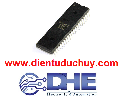 MCU AT 89S52 24PU DIP40 - Vi điều khiển 8bit ATMEL