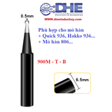 MŨI HÀN SIÊU TỐT 900M - T - B PHÙ HỢP CHO MỎ HÀN QUICK 936, HAKKO, MỎ HÀN 806...