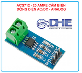 ACS712 5A  ACS712 20A Cảm biến đo dòng điện AC/DC Analog