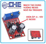 Mạch Tạo Xung Vuông NE555, ngõ ra trigger, ứng dụng PWM....