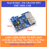 Mạch giải mã MP3 thẻ nhớ TF và USB