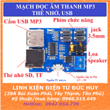 Mạch giải mã MP3 thẻ nhớ TF và USB