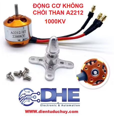 A2212 ĐỘNG CƠ KHÔNG CHỔI THAN 1000KV