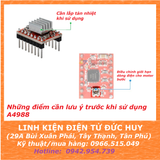 A4988 STEPPER DRIVER ĐIỀU KHIỂN ĐỘNG CƠ BƯỚC (CÓ TẢN NHIỆT)