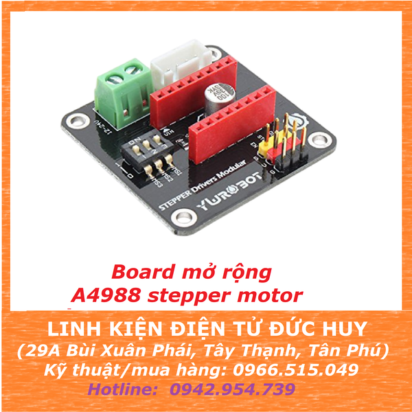 BOARD MỞ RỘNG A4988, ĐẾ CẮM A4988