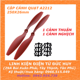 CẶP CÁNH QUẠT ĐỘNG CƠ KHÔNG CHỔI THAN 1045 250X26mm