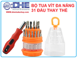 BỘ TUA VÍT ĐA NĂNG 31 ĐẦU THAY THẾ - HỘP TRÒN