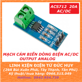 ACS712 5A  ACS712 20A Cảm biến đo dòng điện AC/DC Analog