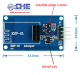 ADAPTER GIAO TIẾP ESP-01, ESP-01S