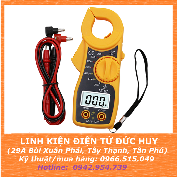 ĐỒNG HỒ ĐO VOM AMPE KẸP MT87