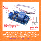 XH M131 Cảm biến ánh sáng 12V quang trở relay