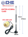 ĂngTEN thu khuếch đại sóng LORA 433MHz GAIN (Độ lợi) 12dBi
