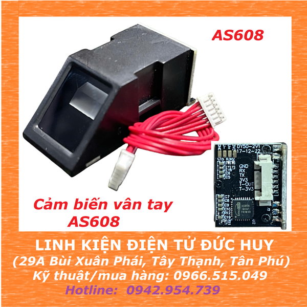 AS608 - Cảm biến nhận dạng vân tay quang học