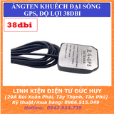ĂNGTEN KHUẾCH ĐẠI SÓNG ĐỊNH VỊ GPS 38dbi, ĐẦU CẮM SMA ĐỰC 1575 MHZ