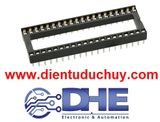 Đế IC 40 CHÂN CẮM LỖ VUÔNG 40 PIN DIP40