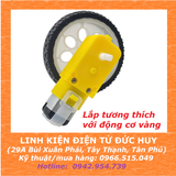 Bánh xe robot bám đường tốt, đường kính 65mm, màu trắng