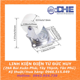 Bánh xe đa hướng robot, xoay tự do