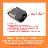 MẠCH ĐO VÀ BÁO ĐIỆN ÁP PIN LIPO 1S - 8S