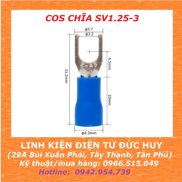 BỊCH COS CHĨA (50C) - 3.2MM