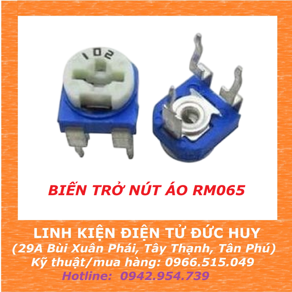BIẾN TRỞ NÚT ÁO RM065 (3 CHÂN TAM GIÁC)