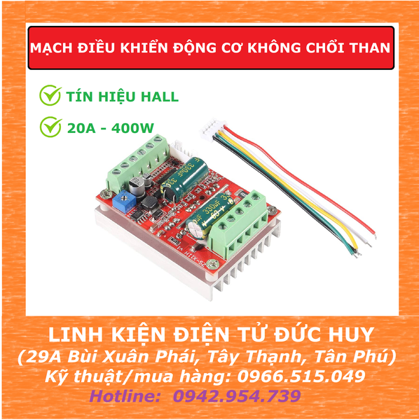 ZS X11H MẠCH ĐIỀU KHIỂN ĐỘNG CƠ KHÔNG CHỔI THAN BLDC CÓ HALL , 400W