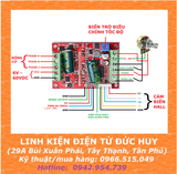 ZS X11H MẠCH ĐIỀU KHIỂN ĐỘNG CƠ KHÔNG CHỔI THAN BLDC CÓ HALL , 400W