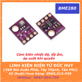 GY BME280 5V CẢM BIẾN NHIỆT ĐỘ, ĐỘ ẨM VÀ ÁP SUẤT KHÍ QUYỂN