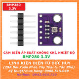 Cảm biến áp suất không khí, khí quyển, nhiệt độ BMP280 3.3V