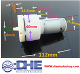 MÁY Bơm hút chân không, bơm oxy sục khí 12VDC, RS555 15L/phút