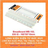 Breadboard MB-102, 830 lỗ - 165*55*10mm