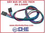 DÂY BUS 4P, DÀI 70CM, XH2.54MM