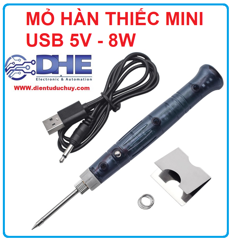 MỎ HÀN THIẾC MỎ HÀN CHÌ MINI USB 5V 8W NHỎ GỌN CẦM TAY – LINH KIỆN ĐIỆN ...