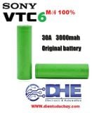 1 PIN SONY VTC6 18650 3000MAH, XẢ 30A